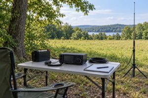 how to set up a portable hf station for pota