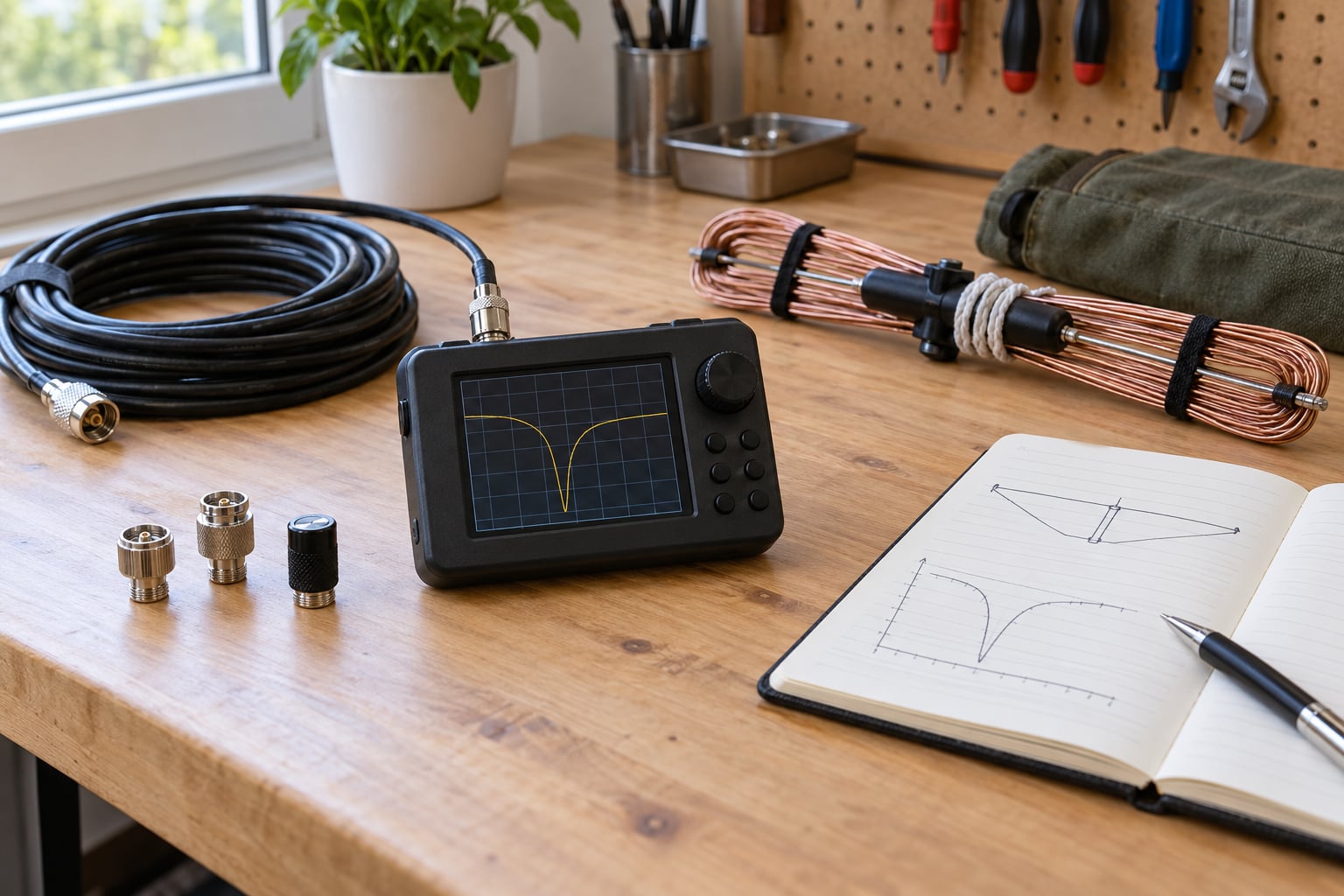 how to measure swr with a cheap antenna analyzer