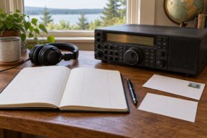 how to send a reception report and get a qsl card