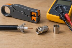 how to install coax connectors without soldering mistakes