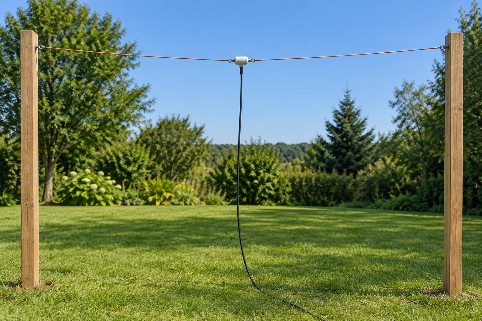 how to make a simple wire dipole antenna for hf