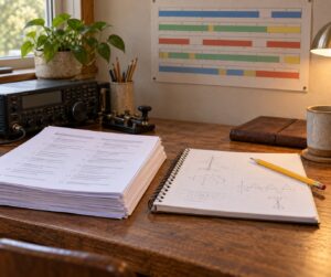 how to study for a ham radio license exam