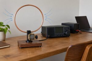 why a magnetic loop antenna reduces noise