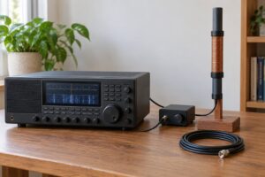 how to use a ferrite rod antenna for mw dx