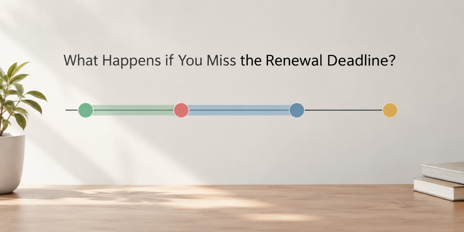 What Happens if You Miss the Renewal Deadline?