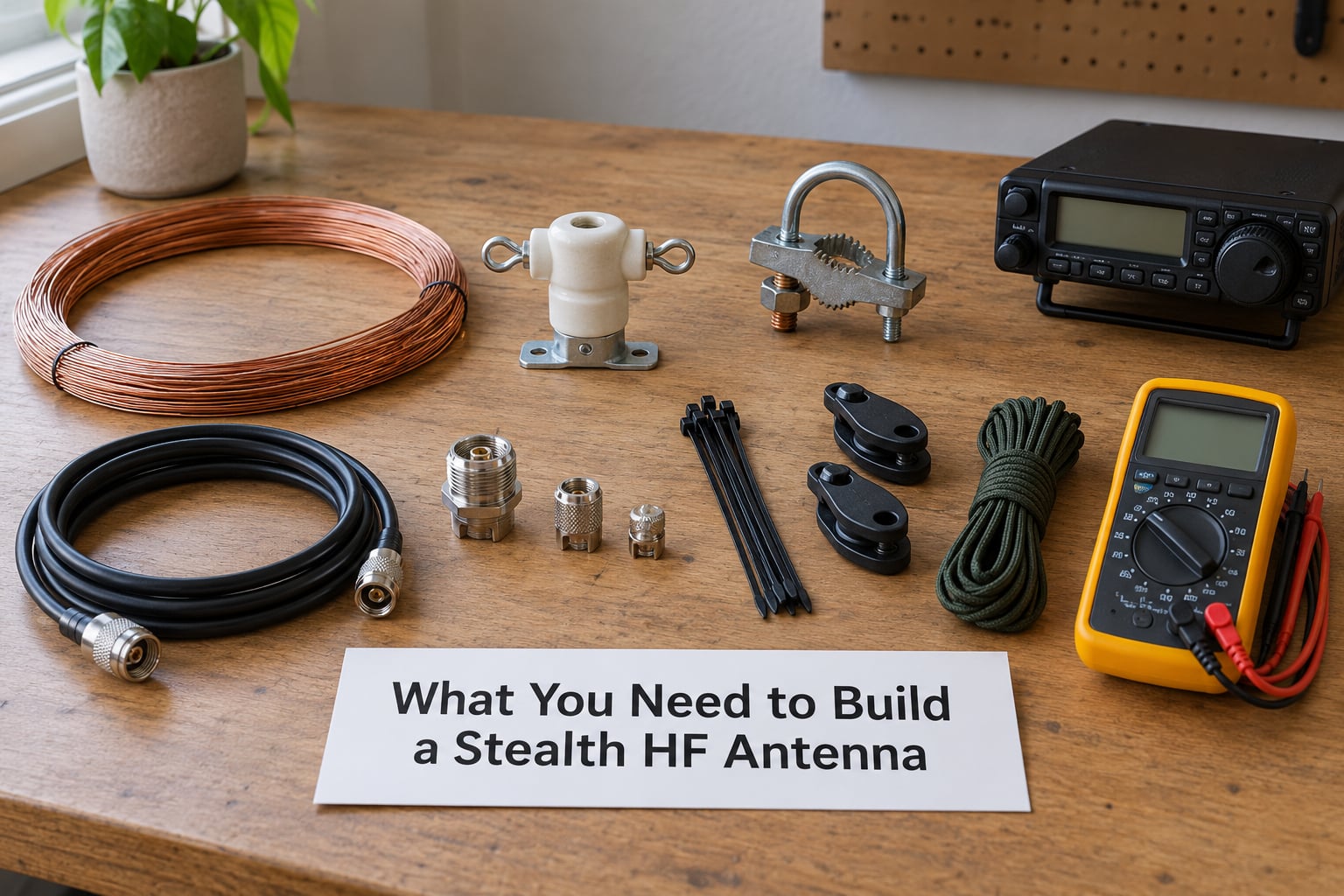 What You Need to Build a Stealth HF Antenna