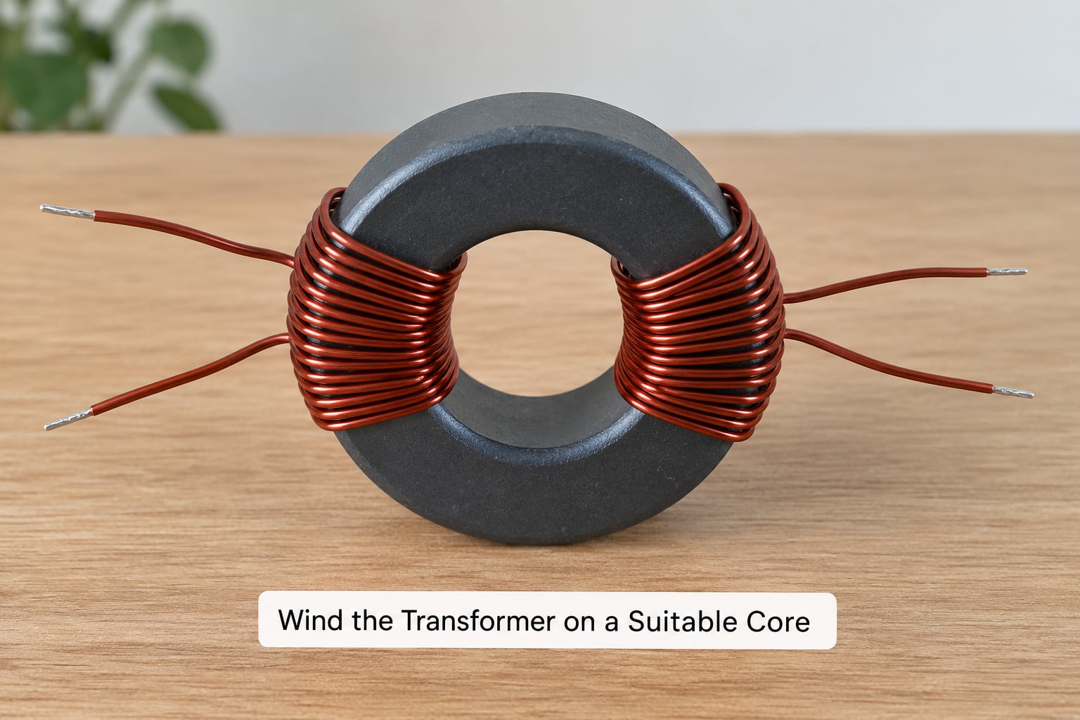 Wind the Transformer on a Suitable Core
