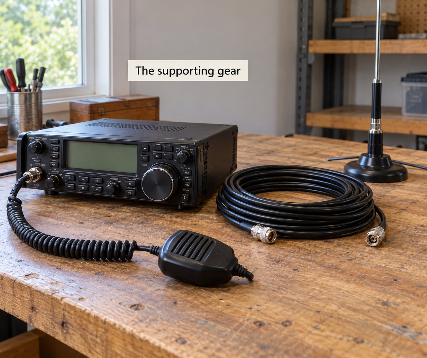 The supporting gear