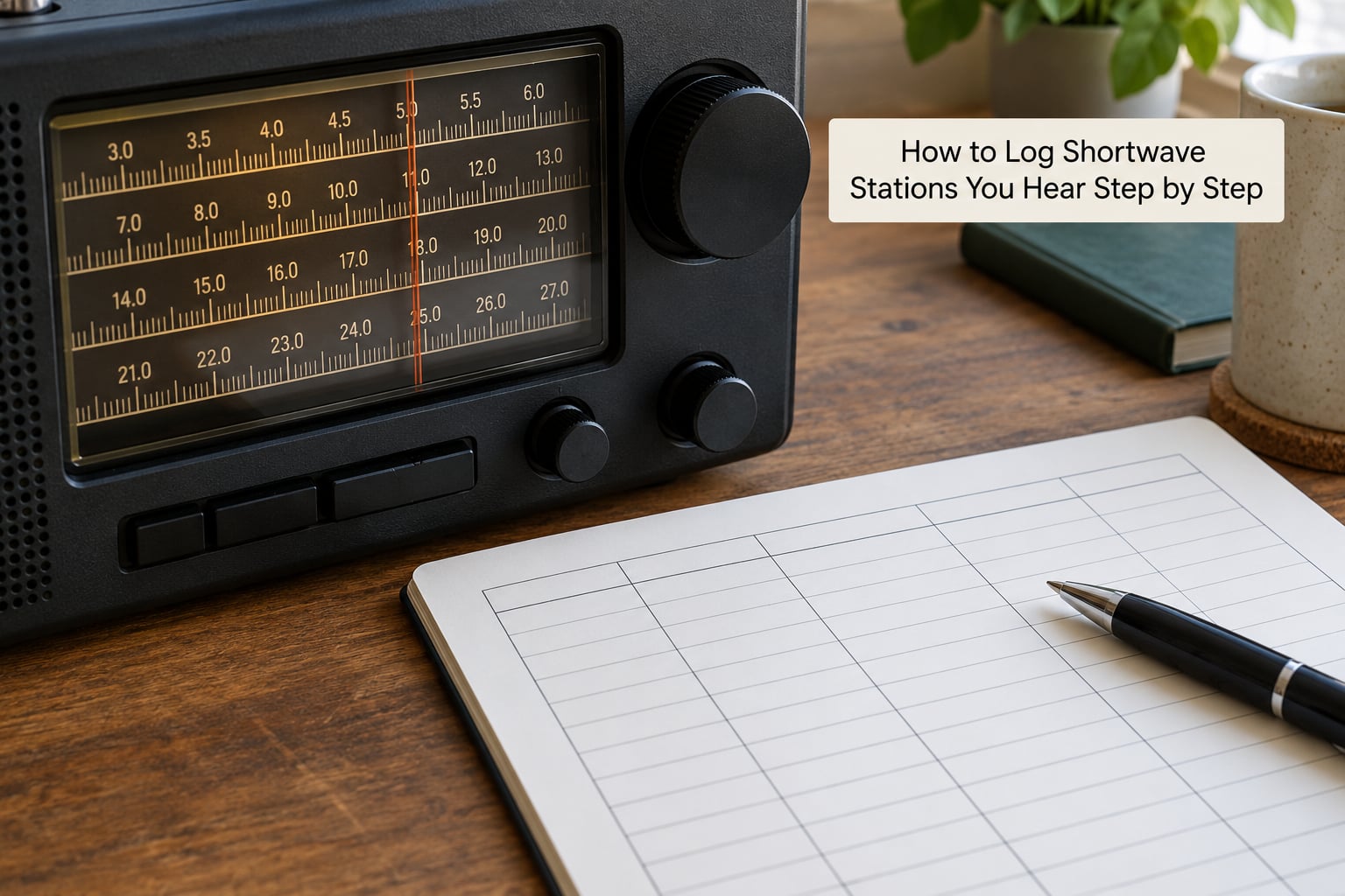 How to Log Shortwave Stations You Hear Step by Step