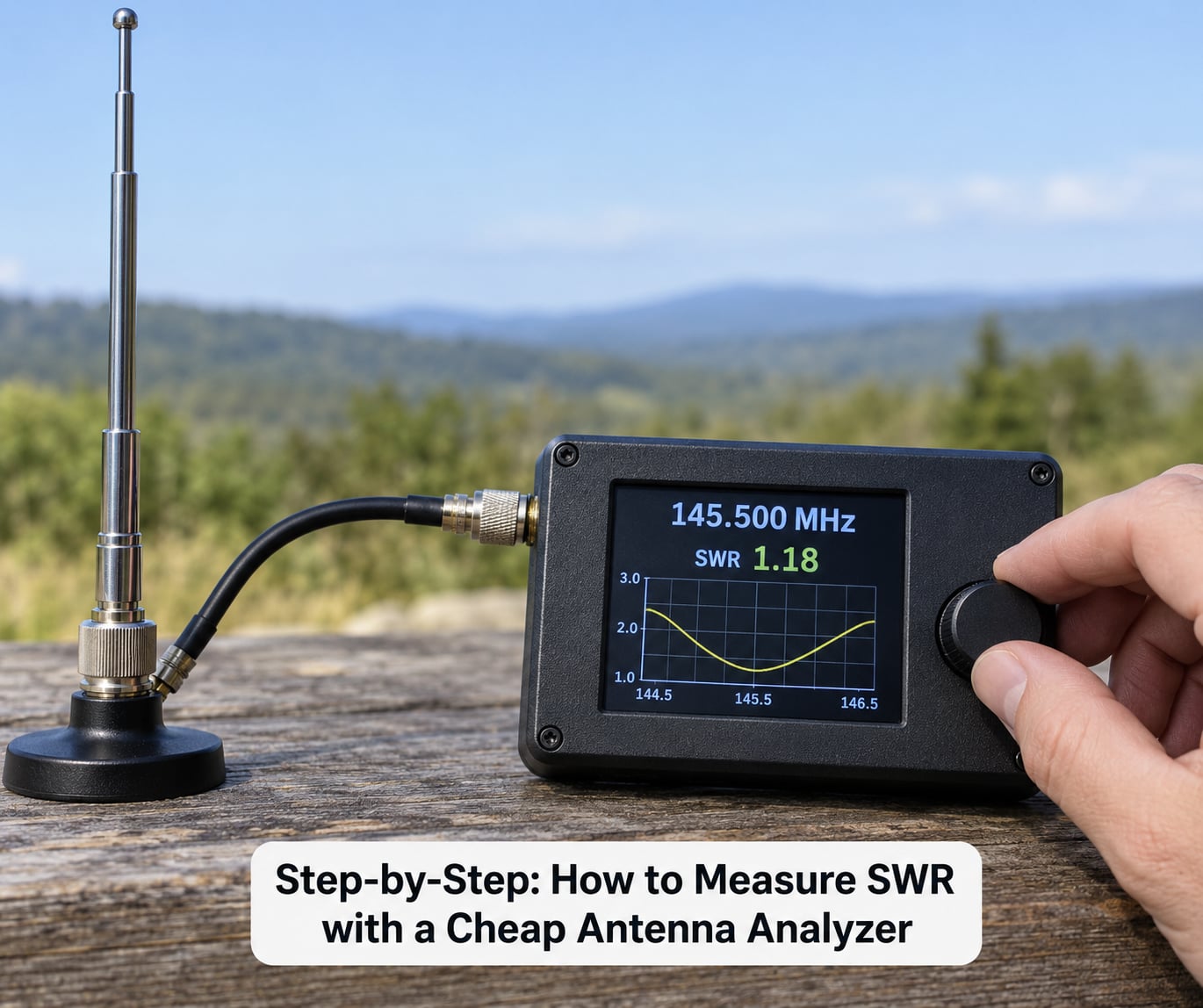 Step-by-Step: How to Measure SWR with a Cheap Antenna Analyzer