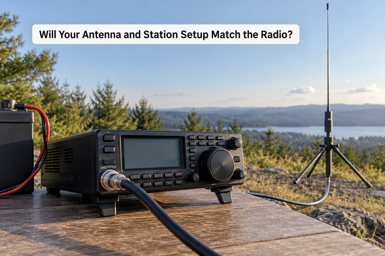 Will Your Antenna and Station Setup Match the Radio?
