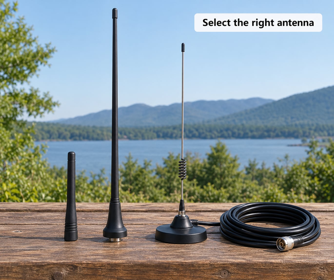 Select the right antenna
