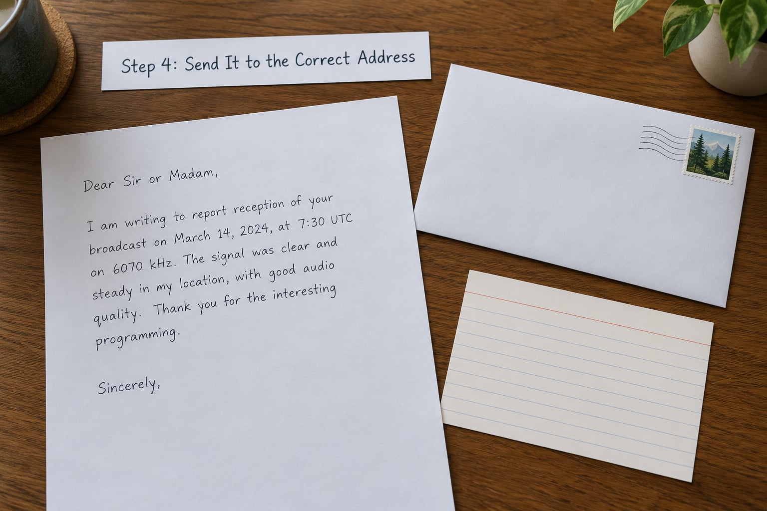 Step 4: Send It to the Correct Address