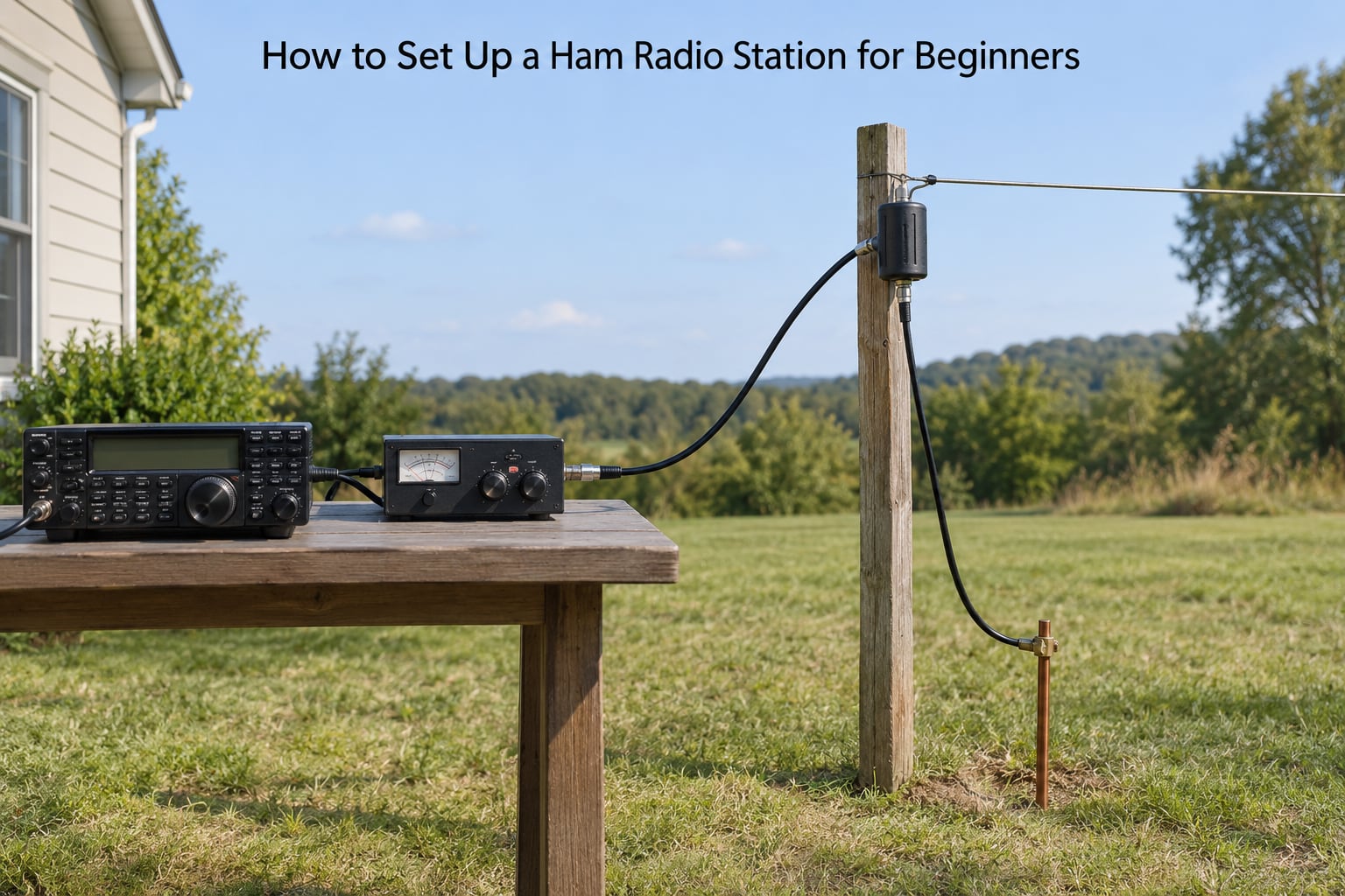 How to Set Up a Ham Radio Station for Beginners