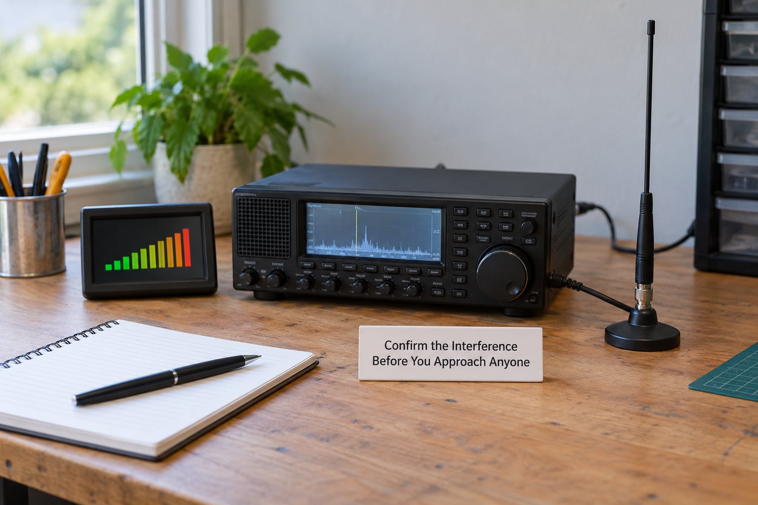 Confirm the Interference Before You Approach Anyone