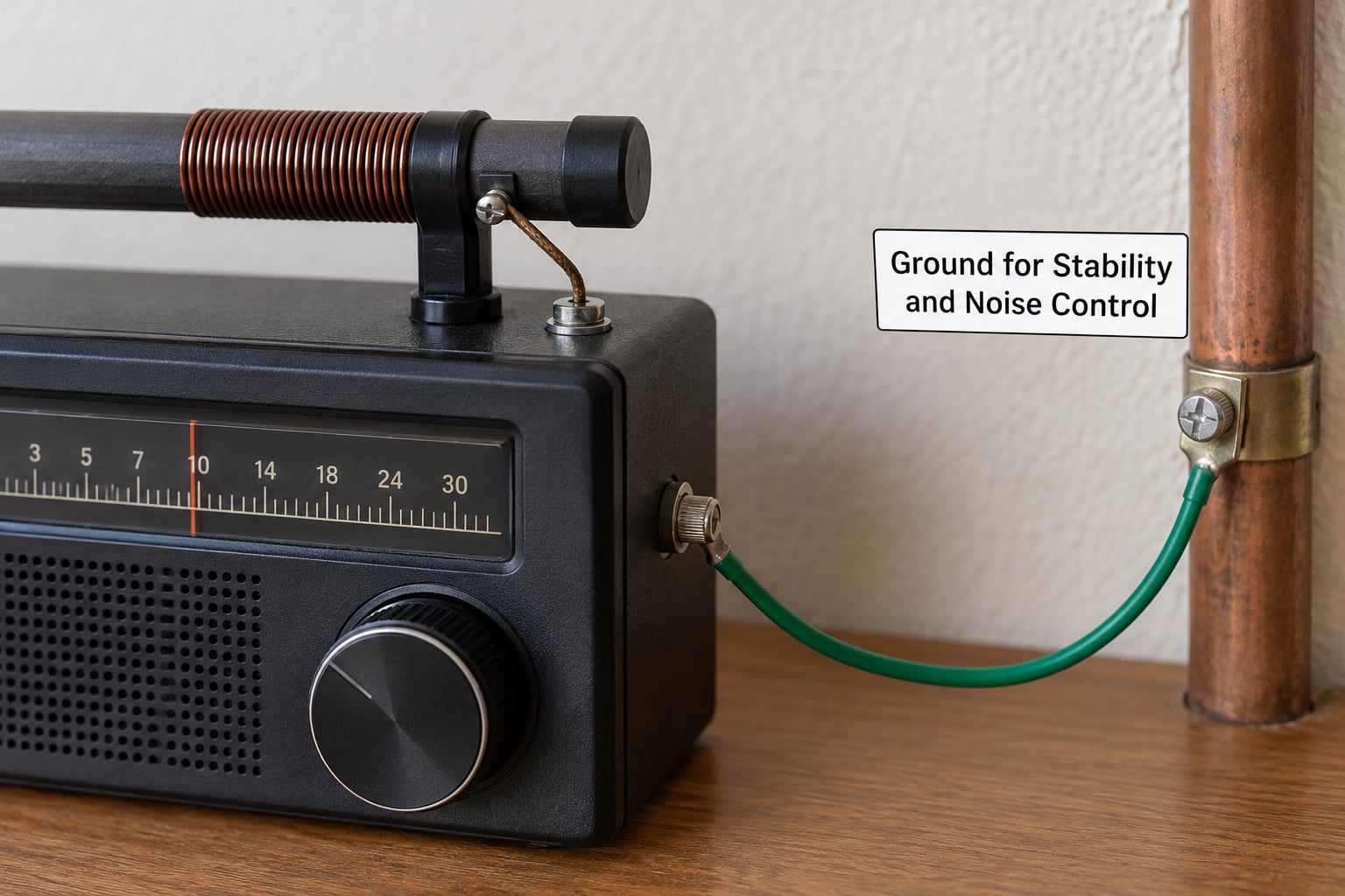 Ground for Stability and Noise Control