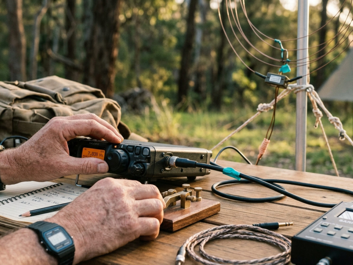 A closer look at Amateur radio and shortwave listening — portable antennas and receiving gear