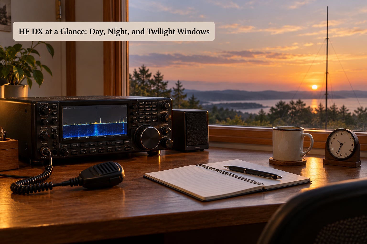 HF DX at a Glance: Day, Night, and Twilight Windows