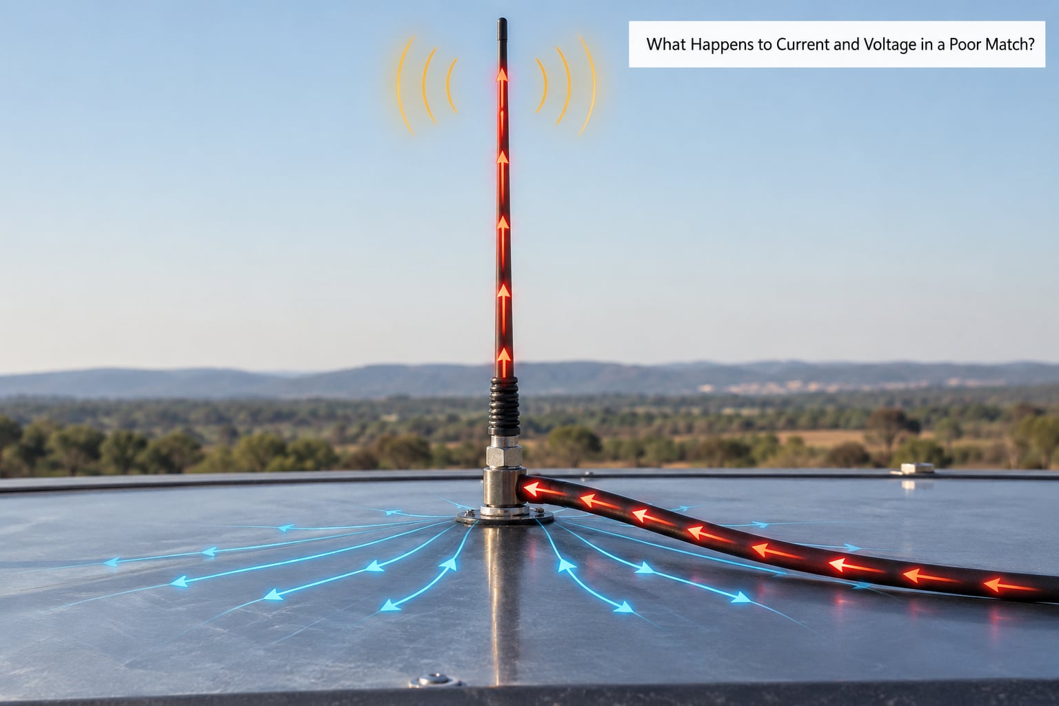 What Happens to Current and Voltage in a Poor Match?